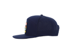 Load image into Gallery viewer, AB Navy 7 Panel Hat
