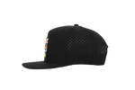 Load image into Gallery viewer, AB Black 7 Panel Hat
