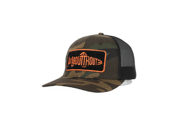 Velcro Patch Camo Hat – All About Trout