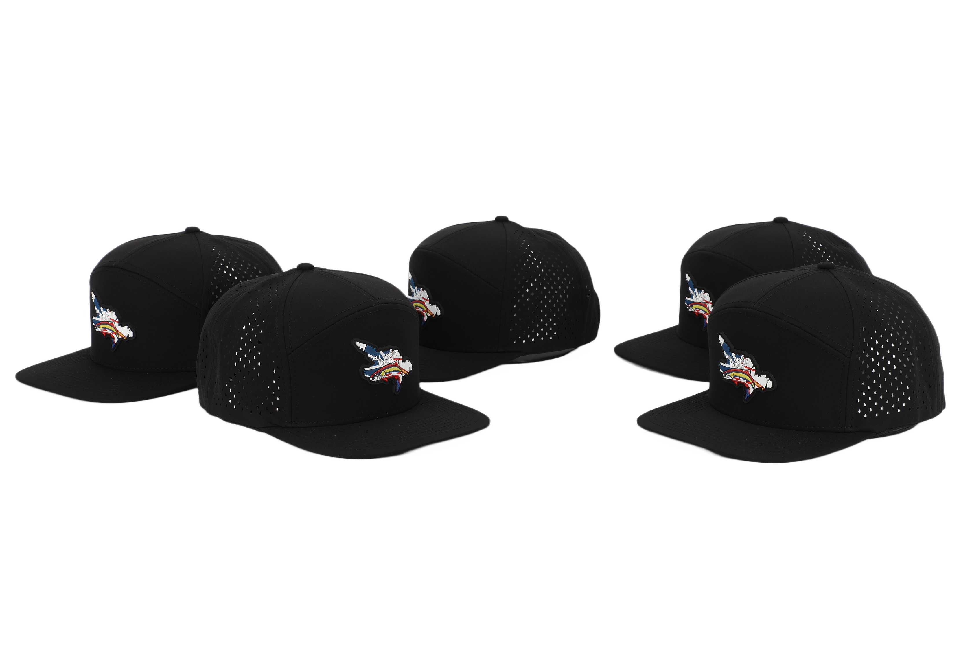 Newfoundland Black 7 Panel Hat