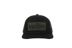 Load image into Gallery viewer, Olive Velcro Patch Black Hat
