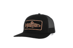 Load image into Gallery viewer, Rainbow Stitch Velcro Patch Black Hat
