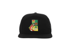 Load image into Gallery viewer, SASK Black 7 Panel Hat
